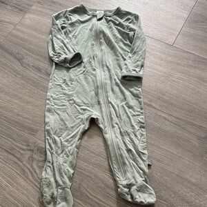 Cozy Sage Kids Footie Pajamas